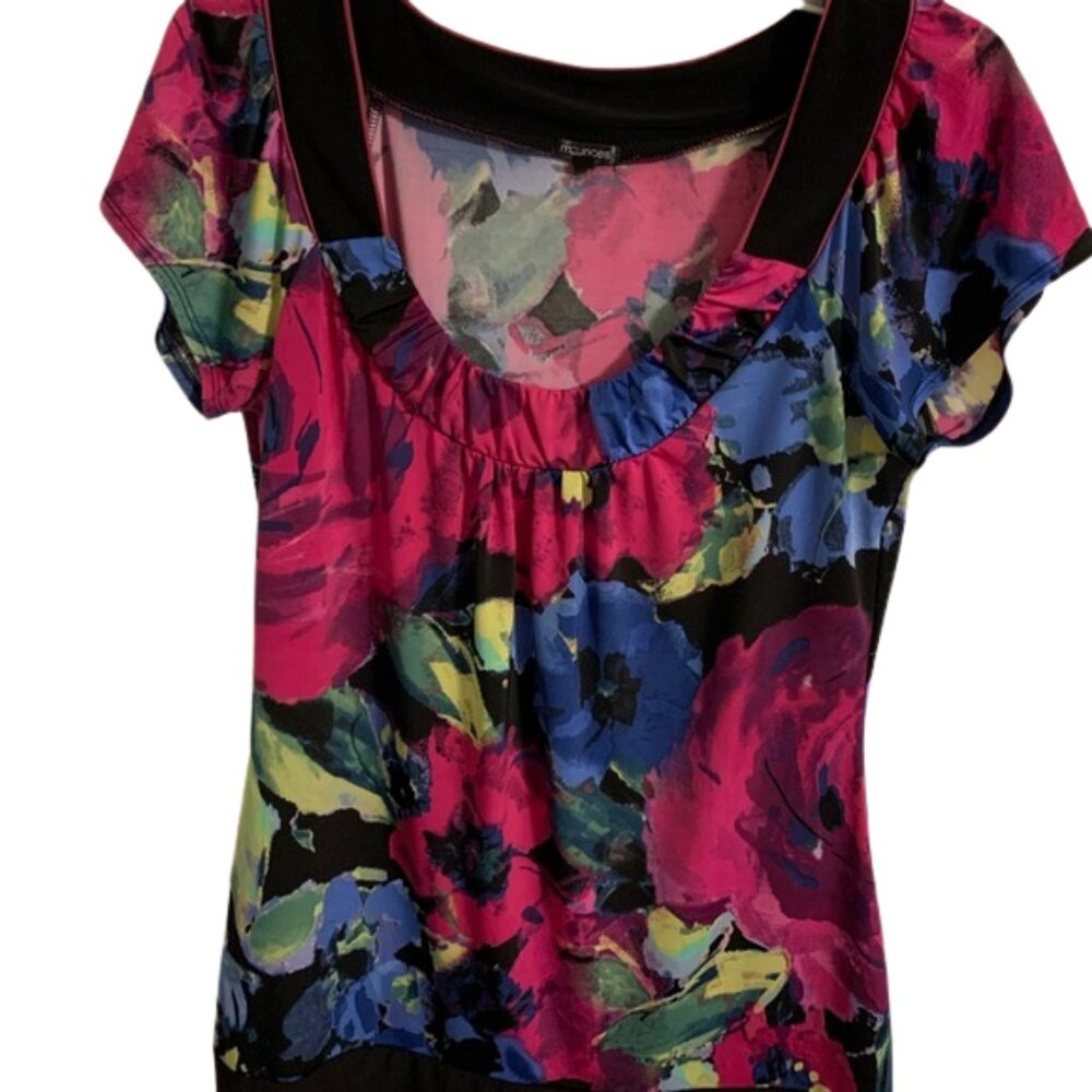 Maurices watercolor floral shirt